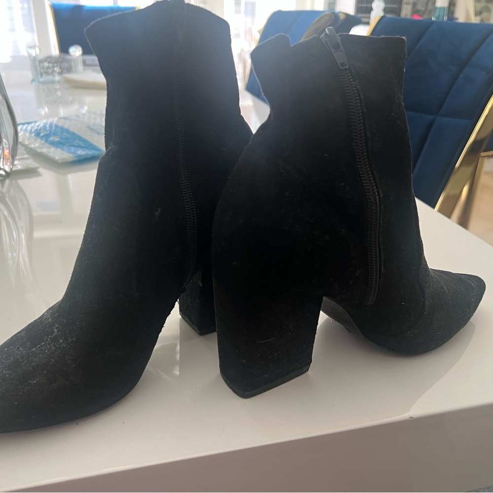 Express Black Ankle Booties